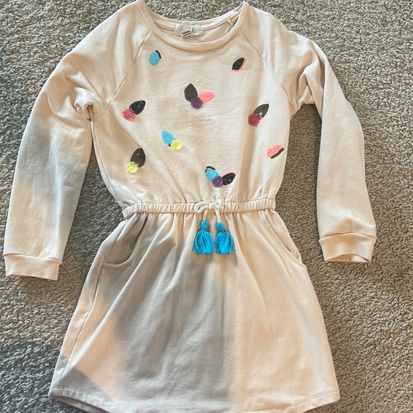 PEEK Pom Sequin Long Sleeve Dress - Picture 1 of 6